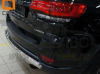 Jeep Grand Cherokee (11–/13–) Защита заднего бампера одинарная d 70 мм овал, нерж.