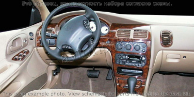 Декоративные накладки салона Dodge Intrepid 1999-2004 Автоматическая коробка передач с Autostick, Без Traction Control