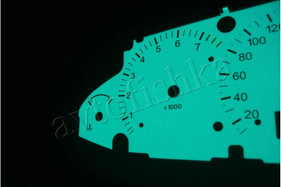 Ford Focus MK1 светодиодные шкалы (циферблаты) на панель приборов - ST дизайн 2